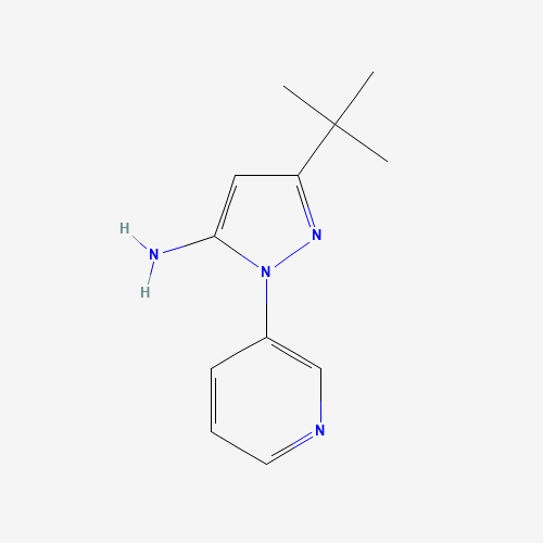 5-tert-butyl-2-pyridin-3-ylpyrazol-3-amine (CAS: 876299-97-7) - Related Chemical Product