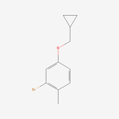 2-bromo-4-(cyclopropylmethoxy)-1-methylbenzene (CAS: 1224719-51-0) - Related Chemical Product