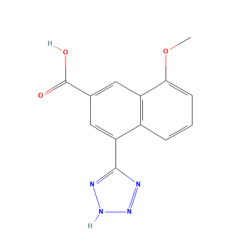 8-methoxy-4-(2H-tetrazol-5-yl)naphthalene-2-carboxylic acid (CAS: 921761-08-2) - Related Chemical Product