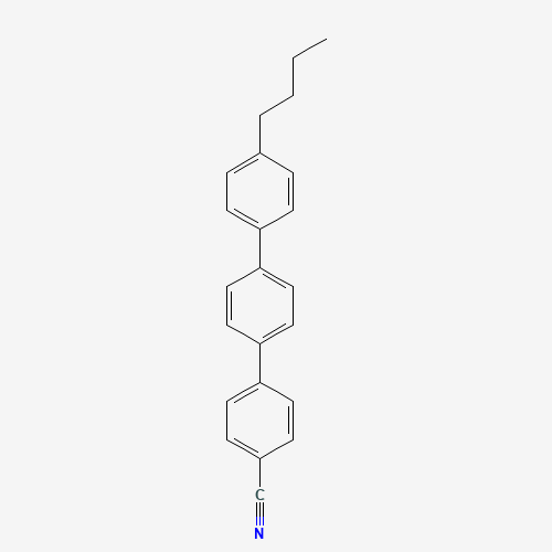 4-[4-(4-butylphenyl)phenyl]benzonitrile (CAS: 66044-94-8) - Chemical Structure and Molecular Formula 