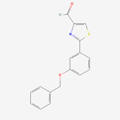 2-(3-phenylmethoxyphenyl)-1,3-thiazole-4-carbaldehyde (CAS: 885278-72-8) - Related Chemical Product