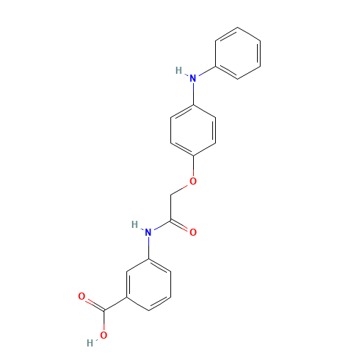3-[[2-(4-anilinophenoxy)acetyl]amino]benzoic acid (CAS: 649774-10-7) - Related Chemical Product
