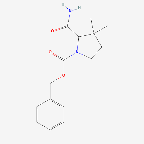 benzyl 2-carbamoyl-3,3-dimethylpyrrolidine-1-carboxylate (CAS: 924884-36-6) - Related Chemical Product