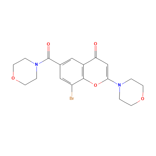8-bromo-6-(morpholine-4-carbonyl)-2-morpholin-4-ylchromen-4-one (CAS: 1403458-67-2) - Related Chemical Product