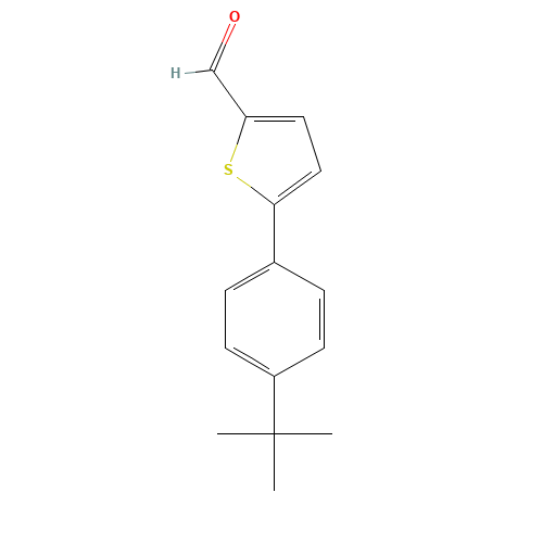 5-(4-tert-butylphenyl)thiophene-2-carbaldehyde (CAS: 343604-17-1) - Related Chemical Product