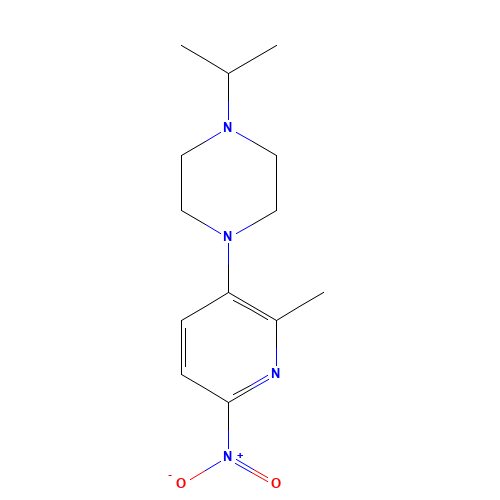 1-(2-methyl-6-nitropyridin-3-yl)-4-propan-2-ylpiperazine (CAS: 1231930-14-5) - Related Chemical Product