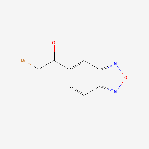 1-(2,1,3-benzoxadiazol-5-yl)-2-bromoethanone (CAS: 1374572-35-6) - Chemical Structure and Molecular Formula 