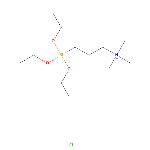 trimethyl(3-triethoxysilylpropyl)azanium;chloride (CAS: 84901-27-9) - Related Chemical Product