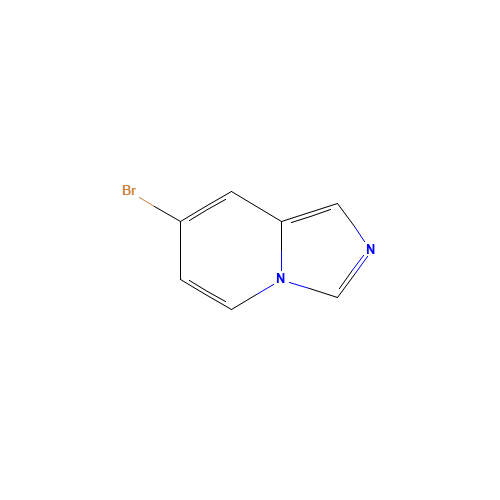 7-bromoimidazo[1,5-a]pyridine (CAS: 865156-48-5) - Chemical Structure and Molecular Formula 