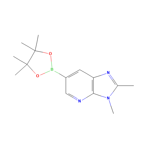 2,3-dimethyl-6-(4,4,5,5-tetramethyl-1,3,2-dioxaborolan-2-yl)imidazo[4,5-b]pyridine (CAS: 1257554-01-0) - Related Chemical Product
