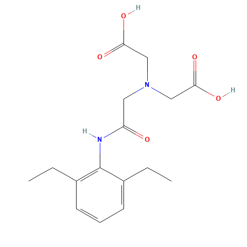 2-[carboxymethyl-[2-(2,6-diethylanilino)-2-oxoethyl]amino]acetic acid (CAS: 63245-28-3) - Related Chemical Product