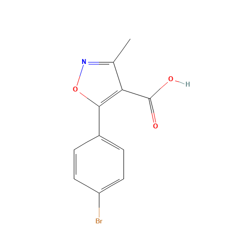 5-(4-bromophenyl)-3-methyl-1,2-oxazole-4-carboxylic acid (CAS: 91182-60-4) - Related Chemical Product
