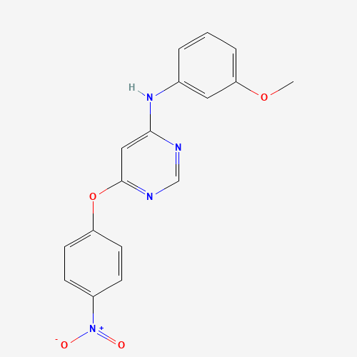 N-(3-methoxyphenyl)-6-(4-nitrophenoxy)pyrimidin-4-amine (CAS: 853298-72-3) - Related Chemical Product