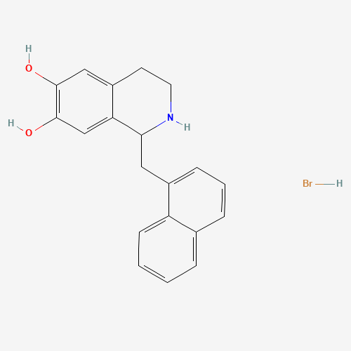 1-(naphthalen-1-ylmethyl)-1,2,3,4-tetrahydroisoquinoline-6,7-diol;hydrobromide (CAS: 132836-42-1) - Related Chemical Product