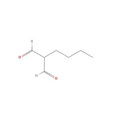 2-butylpropanedial (CAS: 98962-47-1) - Chemical Structure and Molecular Formula 