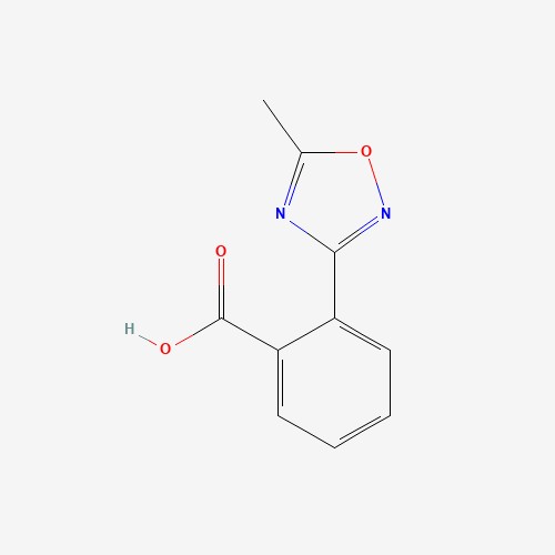 2-(5-methyl-1,2,4-oxadiazol-3-yl)benzoic acid (CAS: 1372190-03-8) - Chemical Structure and Molecular Formula 