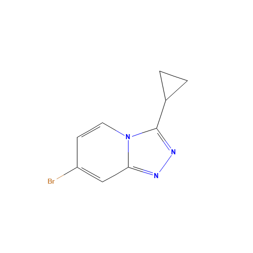 7-bromo-3-cyclopropyl-[1,2,4]triazolo[4,3-a]pyridine (CAS: 1021923-45-4) - Related Chemical Product