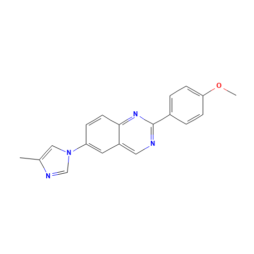 2-(4-methoxyphenyl)-6-(4-methylimidazol-1-yl)quinazoline (CAS: 1201902-04-6) - Related Chemical Product