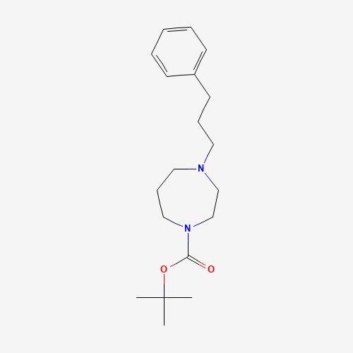 tert-butyl 4-(3-phenylpropyl)-1,4-diazepane-1-carboxylate (CAS: 198895-74-8) - Related Chemical Product