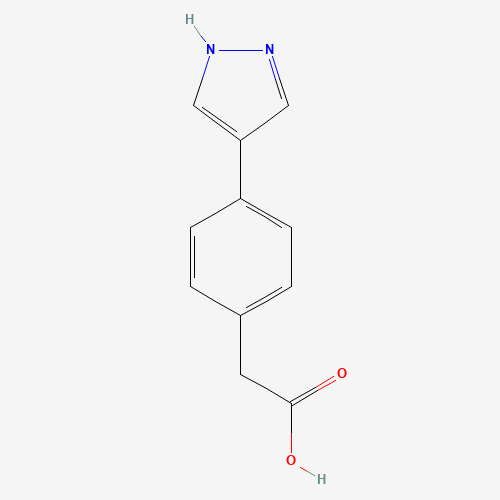 2-[4-(1H-pyrazol-4-yl)phenyl]acetic acid (CAS: 1216007-24-7) - Related Chemical Product