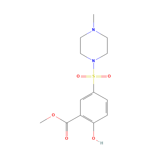 methyl 2-hydroxy-5-(4-methylpiperazin-1-yl)sulfonylbenzoate (CAS: 1285516-80-4) - Related Chemical Product