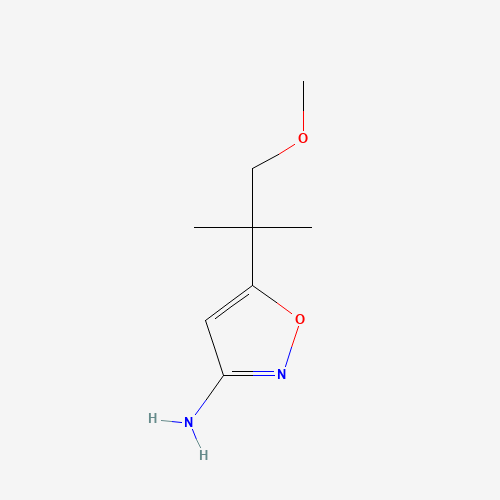 5-(1-methoxy-2-methylpropan-2-yl)-1,2-oxazol-3-amine (CAS: 93509-70-7) - Related Chemical Product