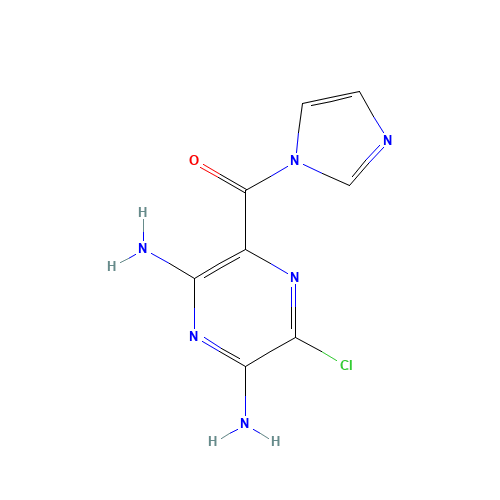 (3,5-diamino-6-chloropyrazin-2-yl)-imidazol-1-ylmethanone (CAS: 76962-94-2) - Related Chemical Product
