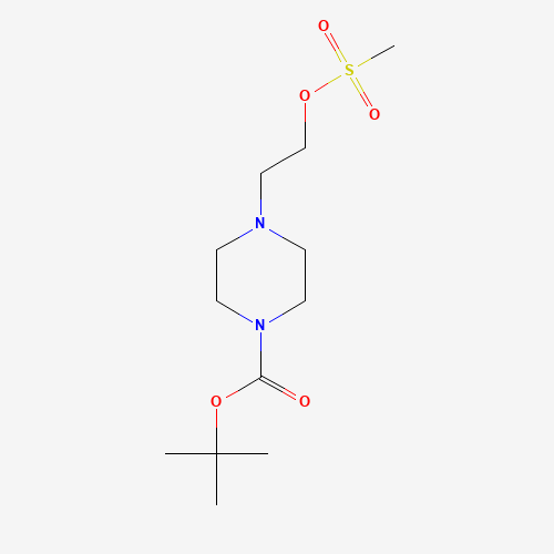 tert-butyl 4-(2-methylsulfonyloxyethyl)piperazine-1-carboxylate (CAS: 111669-18-2) - Related Chemical Product