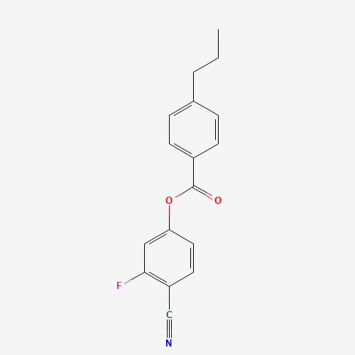 (4-cyano-3-fluorophenyl) 4-propylbenzoate (CAS: 86776-51-4) - Related Chemical Product