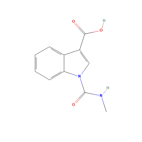 1-(methylcarbamoyl)indole-3-carboxylic acid (CAS: 1386456-30-9) - Related Chemical Product