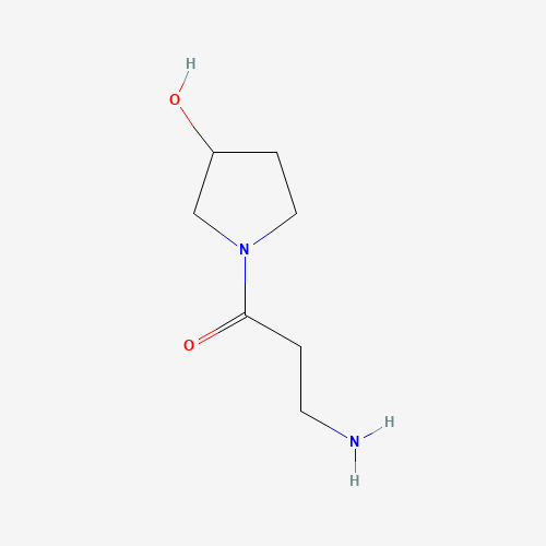 3-amino-1-(3-hydroxypyrrolidin-1-yl)propan-1-one (CAS: 1220181-17-8) - Related Chemical Product