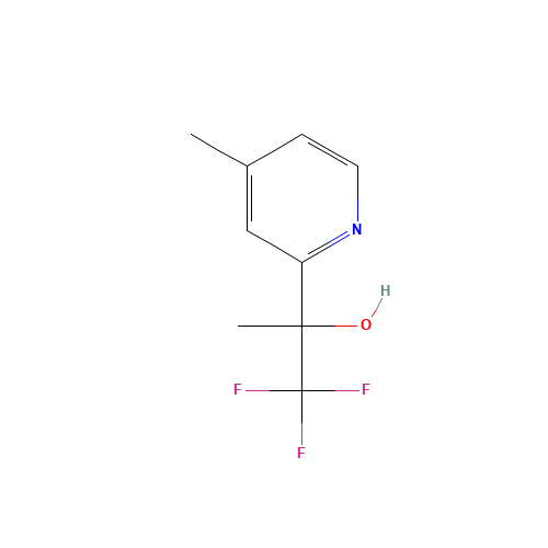 1,1,1-trifluoro-2-(4-methylpyridin-2-yl)propan-2-ol (CAS: 1396893-43-8) - Related Chemical Product