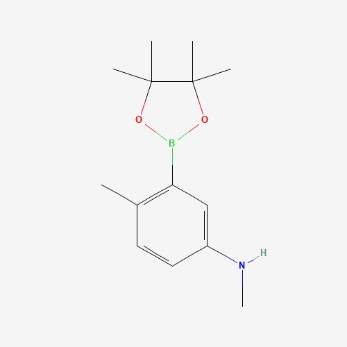 N,4-dimethyl-3-(4,4,5,5-tetramethyl-1,3,2-dioxaborolan-2-yl)aniline (CAS: 877064-96-5) - Related Chemical Product