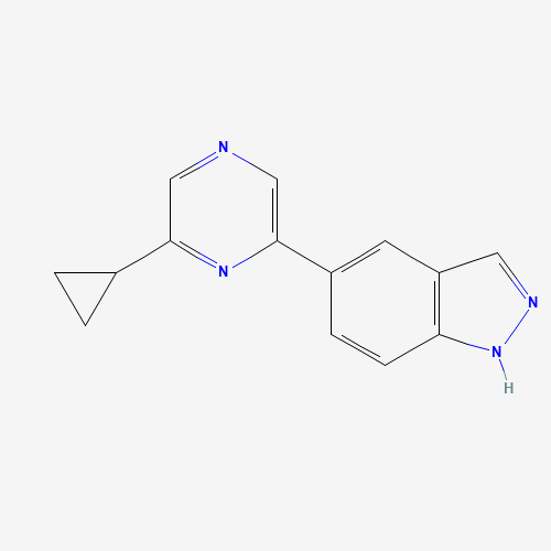 5-(6-cyclopropylpyrazin-2-yl)-1H-indazole (CAS: 1380918-23-9) - Related Chemical Product