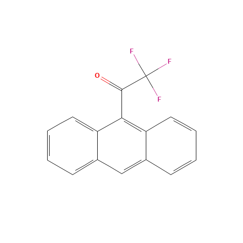 1-anthracen-9-yl-2,2,2-trifluoroethanone (CAS: 53531-31-0) - Chemical Structure and Molecular Formula 