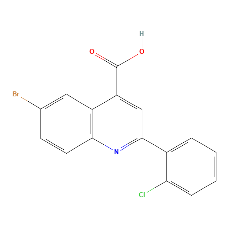 6-bromo-2-(2-chlorophenyl)quinoline-4-carboxylic acid (CAS: 445289-24-7) - Related Chemical Product