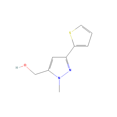 (2-methyl-5-thiophen-2-ylpyrazol-3-yl)methanol (CAS: 879896-49-8) - Related Chemical Product