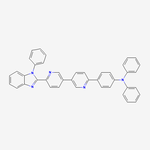N,N-diphenyl-4-[5-[6-(1-phenylbenzimidazol-2-yl)pyridin-3-yl]pyridin-2-yl]aniline (CAS: 1365756-97-3) - Related Chemical Product