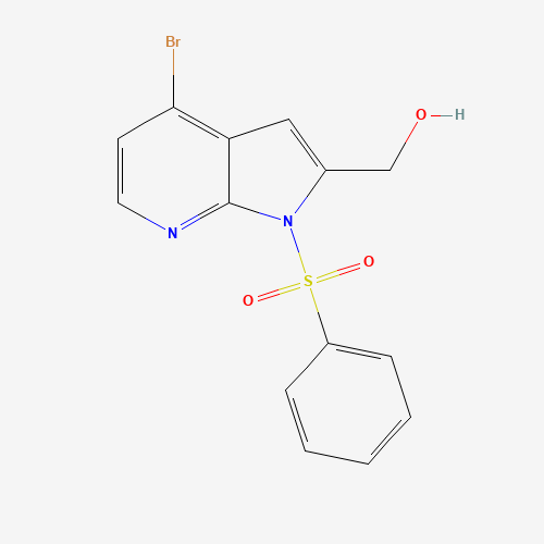 [1-(benzenesulfonyl)-4-bromopyrrolo[2,3-b]pyridin-2-yl]methanol (CAS: 1014613-32-1) - Related Chemical Product