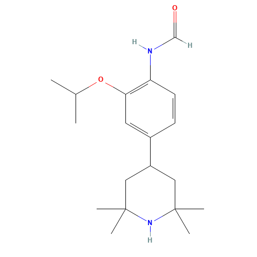 N-[2-propan-2-yloxy-4-(2,2,6,6-tetramethylpiperidin-4-yl)phenyl]formamide (CAS: 1462951-56-9) - Related Chemical Product