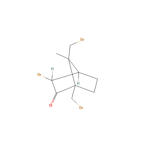 2-bromo-4,7-bis(bromomethyl)-7-methylbicyclo[2.2.1]heptan-3-one (CAS: 115887-80-4) - Related Chemical Product