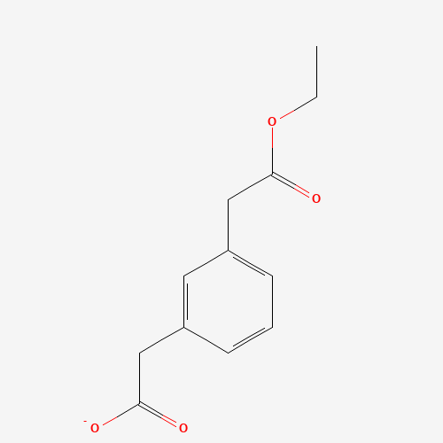 2-[3-(2-ethoxy-2-oxoethyl)phenyl]acetate (CAS: 113520-28-8) - Chemical Structure and Molecular Formula 