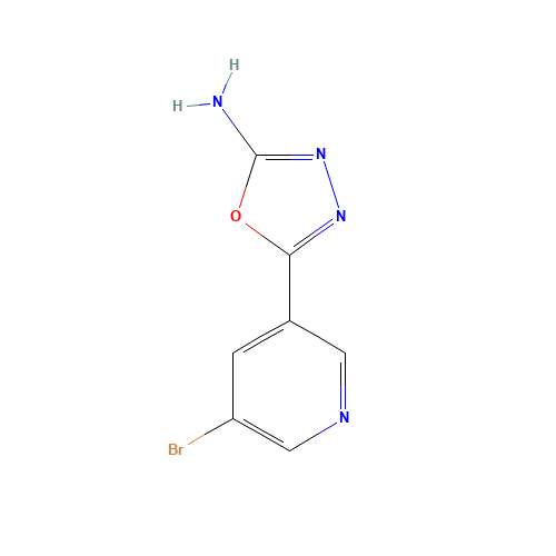 5-(5-bromopyridin-3-yl)-1,3,4-oxadiazol-2-amine (CAS: 1039851-68-7) - Related Chemical Product