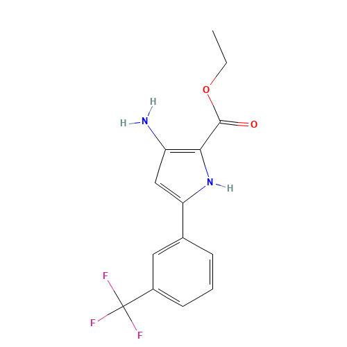 ethyl 3-amino-5-[3-(trifluoromethyl)phenyl]-1H-pyrrole-2-carboxylate (CAS: 237435-72-2) - Related Chemical Product