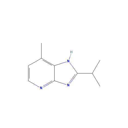 7-methyl-2-propan-2-yl-1H-imidazo[4,5-b]pyridine (CAS: 133240-16-1) - Related Chemical Product