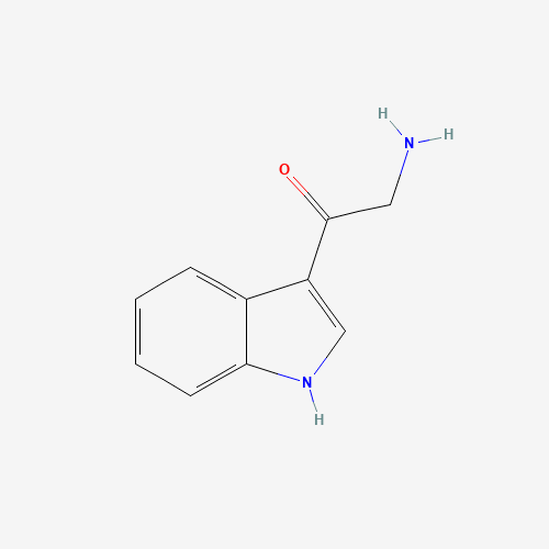 2-amino-1-(1H-indol-3-yl)ethanone (CAS: 87084-40-0) - Chemical Structure and Molecular Formula 