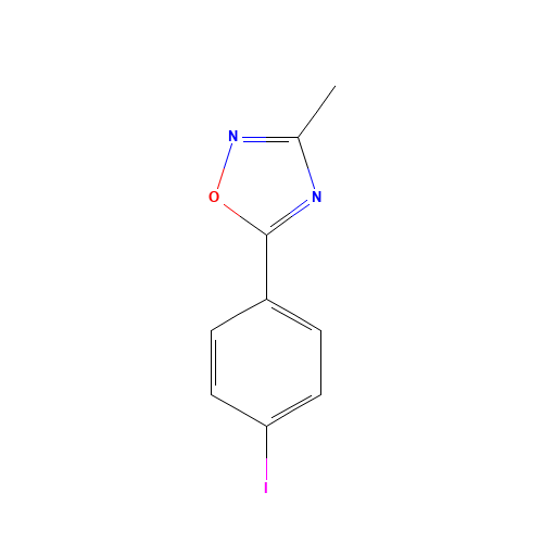 5-(4-iodophenyl)-3-methyl-1,2,4-oxadiazole (CAS: 157695-16-4) - Related Chemical Product