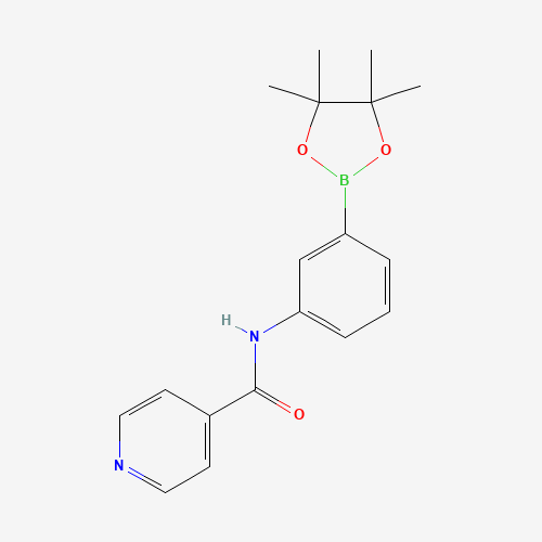 N-[3-(4,4,5,5-tetramethyl-1,3,2-dioxaborolan-2-yl)phenyl]pyridine-4-carboxamide (CAS: 1374545-56-8) - Related Chemical Product
