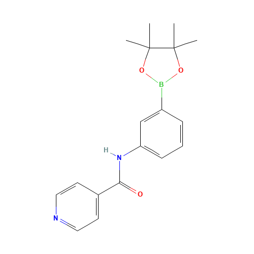 N-[3-(4,4,5,5-tetramethyl-1,3,2-dioxaborolan-2-yl)phenyl]pyridine-4-carboxamide (CAS: 1374545-56-8) - Related Chemical Product