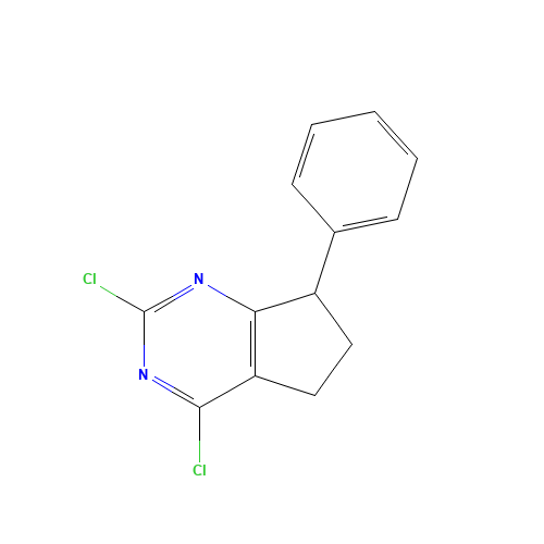 2,4-dichloro-7-phenyl-6,7-dihydro-5H-cyclopenta[d]pyrimidine (CAS: 1263868-24-1) - Related Chemical Product